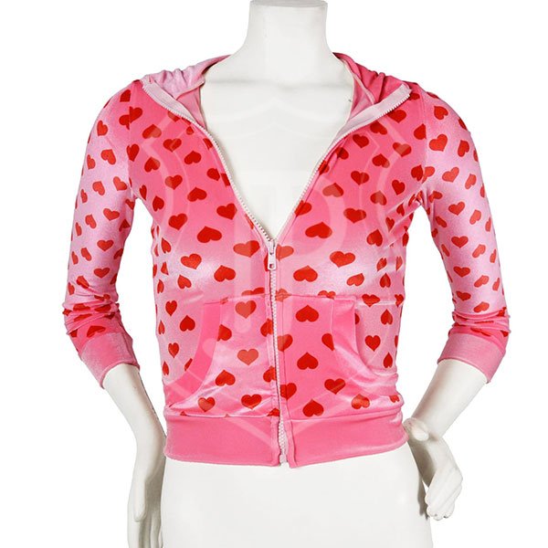 Jennifer's body pink heart hoodie