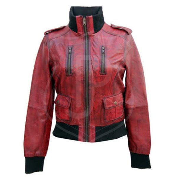 Ladies Cosmopolitan Fitted Fashion Genuine Leather Women Jacket