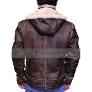 Aviator Leather Bomber Jacket