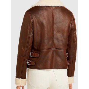 Women’s Shearling Motorcycle Jacket
