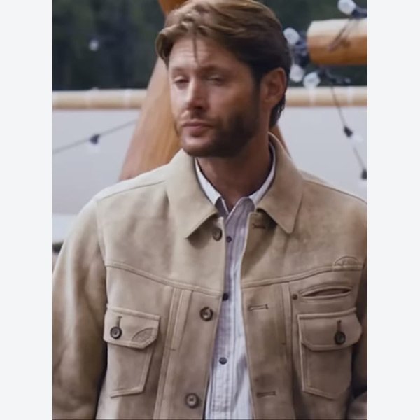 Jensen Ackles Big Sky Season 3 Beige Leather Jacket
