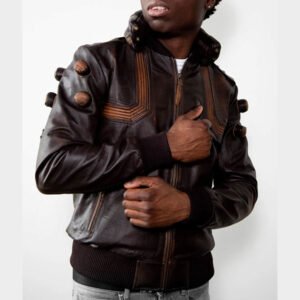 Men Junkrat Steampunk Leather Jacket