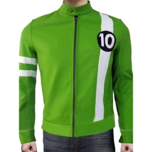 ALIEN SWARM BEN 10 LEATHER JACKET