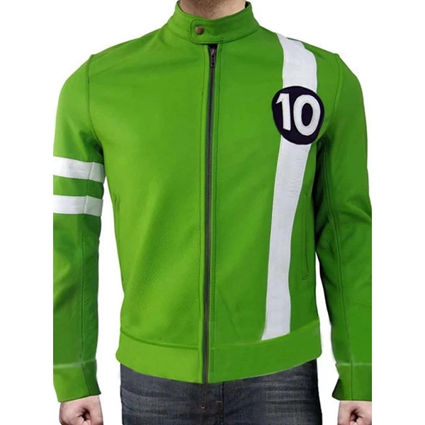 ALIEN SWARM BEN 10 LEATHER JACKET