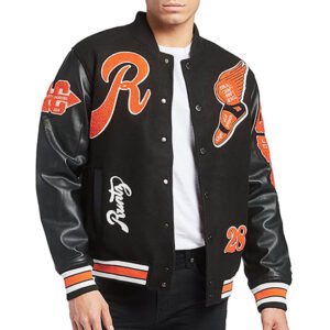 All Country Black Varsity Jacket