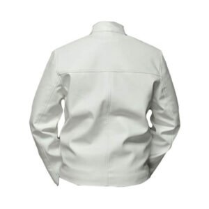 LE MANS STEVE MCQUEEN LEATHER JACKET WHITE