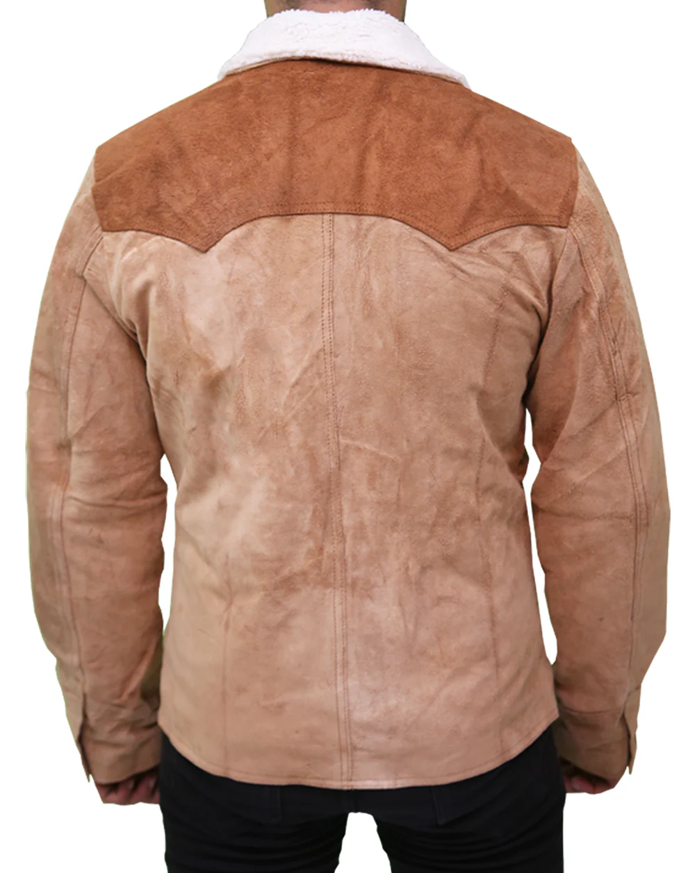 Yellowstone S03 John Dutton Genuine Men's Suede Leather Jacket