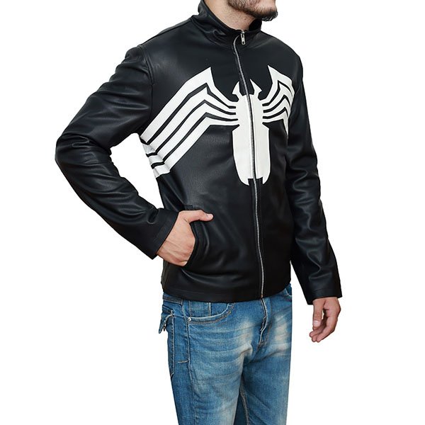 Tom Hardy Venom 2021 Black Leather Jacket