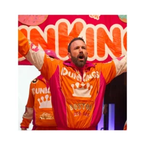 BEN AFFLECK SUPER BOWL DUNKIN DONUTS JACKET