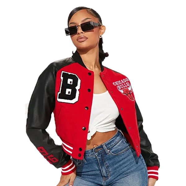CHICAGO BULLS CROPPED JACKET