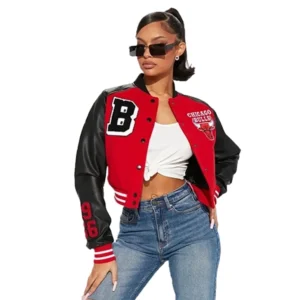 CHICAGO BULLS CROPPED JACKET