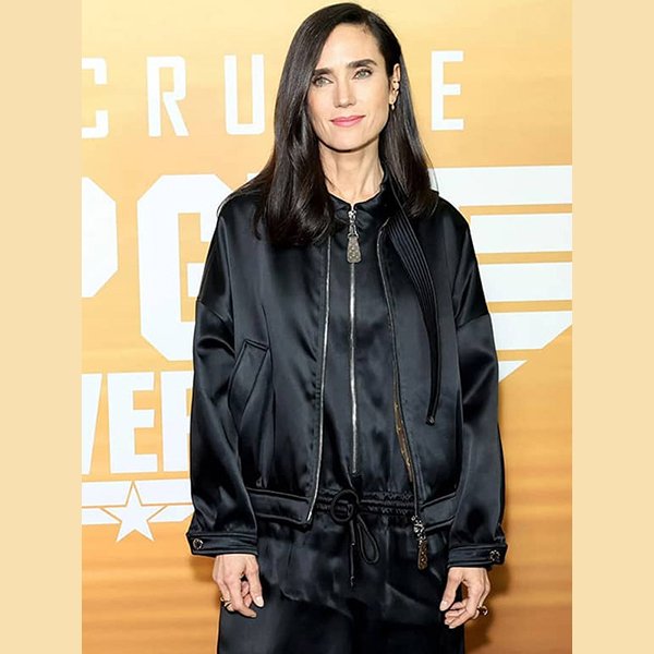 Jennifer Connelly Top Gun Maverick Black Jacket
