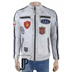 Maverick White New Top Gun Jacket