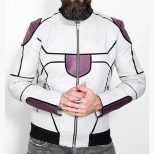 Mens DBZ Frieza Final Form Leather Jacket