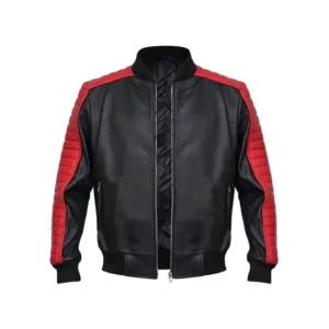MIAMI VICE STUNT TEAM RYAN GOSLING BLACK LEATHER JACKET