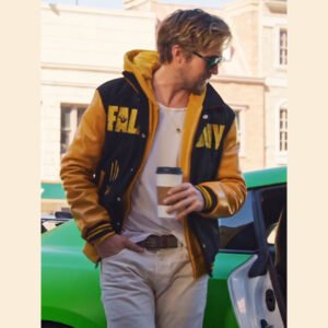 Ryan Gosling The Fall Guy 2024 Varsity Jacket