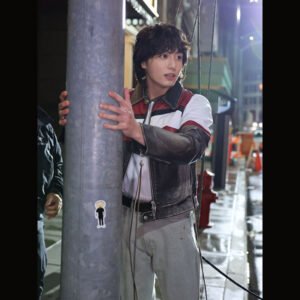 Jung Kook Seven Moto Leather Jacket