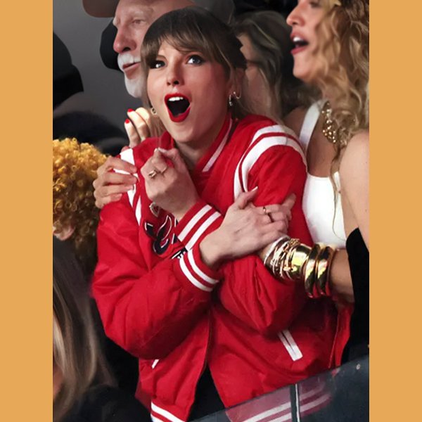 Super Bowl 2024 Taylor Swift Kansas City Chiefs 60 Red Varsity Jacket