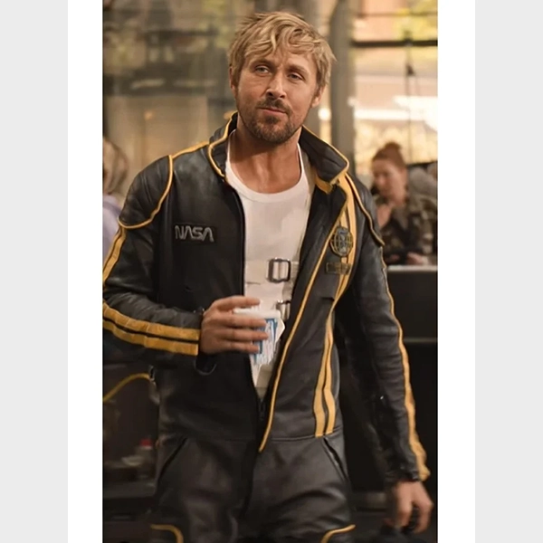 Ryan Gosling The Fall Guy Black Leather Jumpsuit