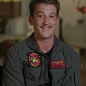 TOP GUN MAVERICK MILES TELLER GREEN JACKET