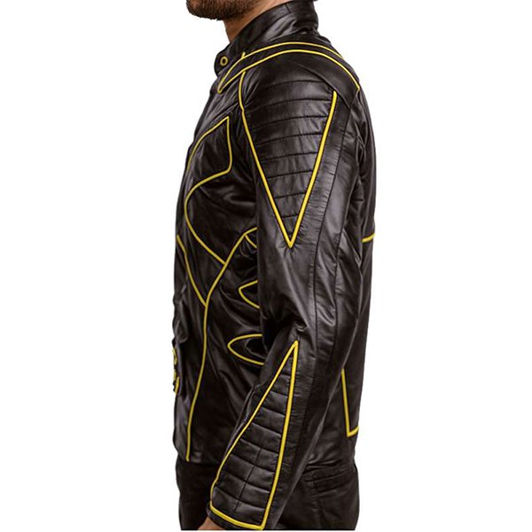 X MEN WOLVERINE MOTORCYCLE LEATHER JACKET