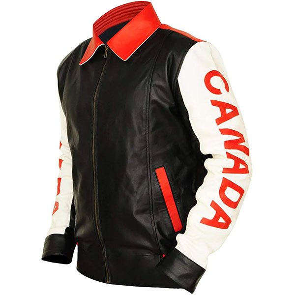 Bomber Style Canadian Flag Jacket