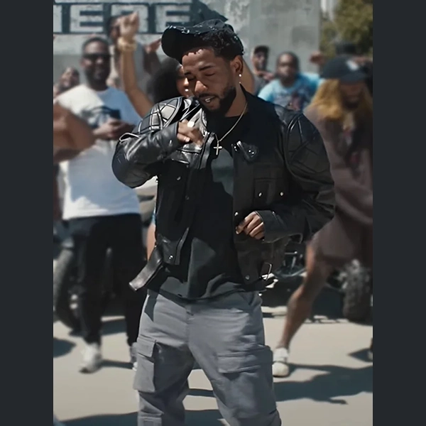Kendrick Lamar Not Like Us Black Leather Jacket