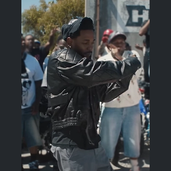 Kendrick Lamar Not Like Us Black Leather Jacket