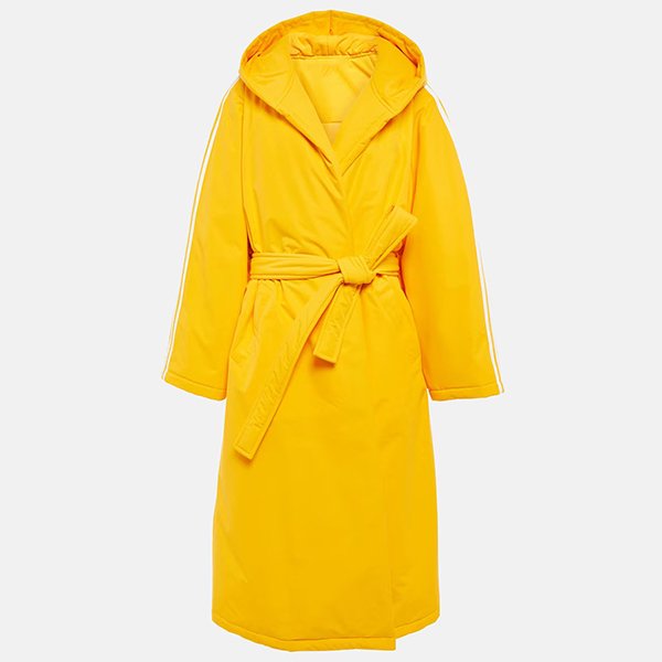 Kim Kardashian Yellow Long Coat