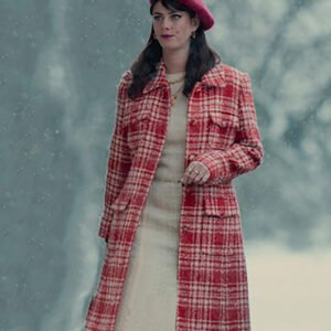 The Gentlemen Kaya Scodelario Plaid Coat