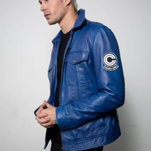 Mens Future Trunks DB Leather Jacket