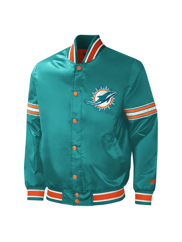 Men’s Aqua Dolphins Starter Jacket