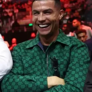 Cristiano Ronaldo Green Jacket