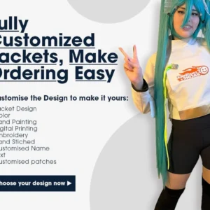 Made to Order Customized Leather Jacket | Personalized Custom Cosplay Commission for Men and Women