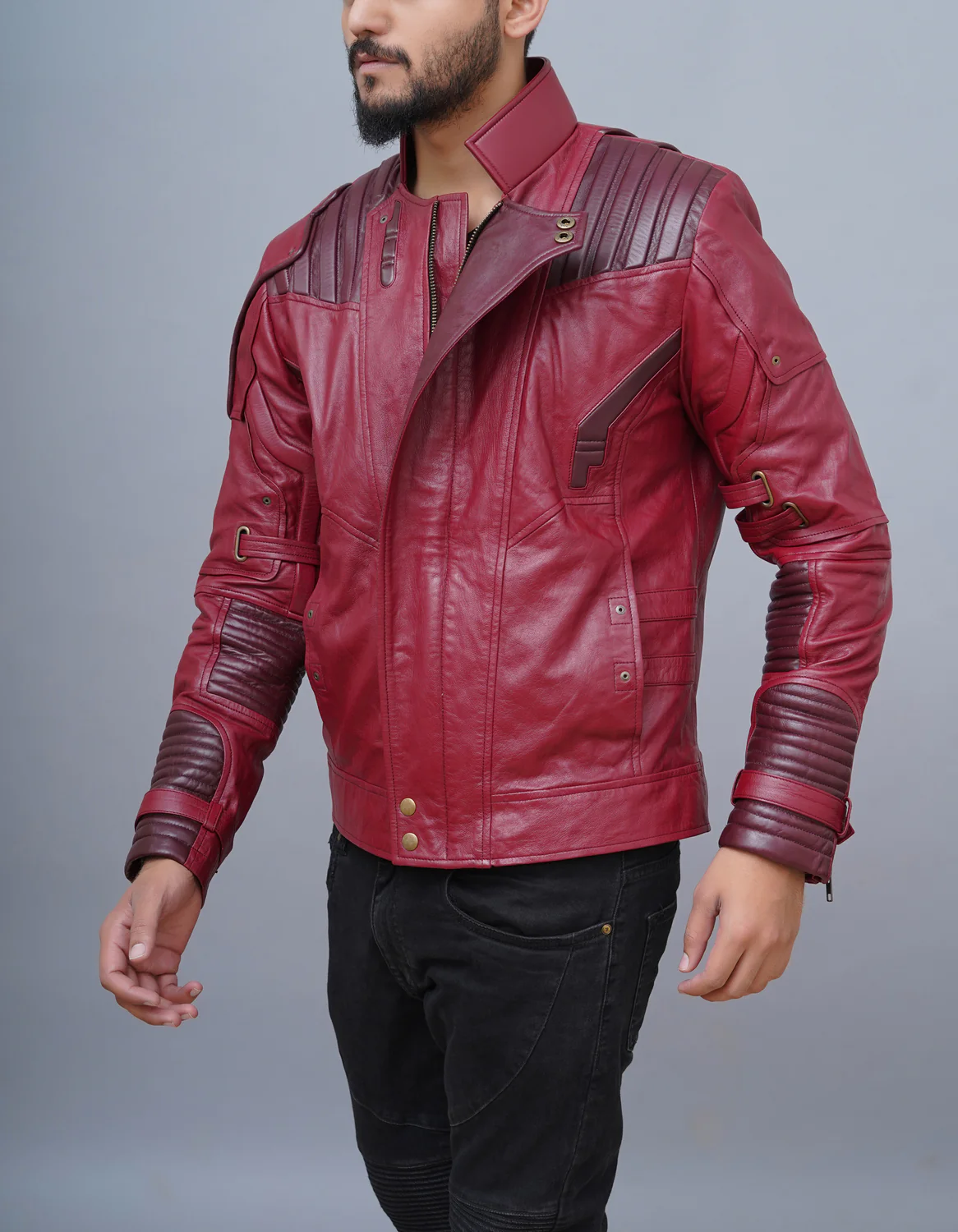 Star Lord 2 Chris Pratt Real Leather Jacket