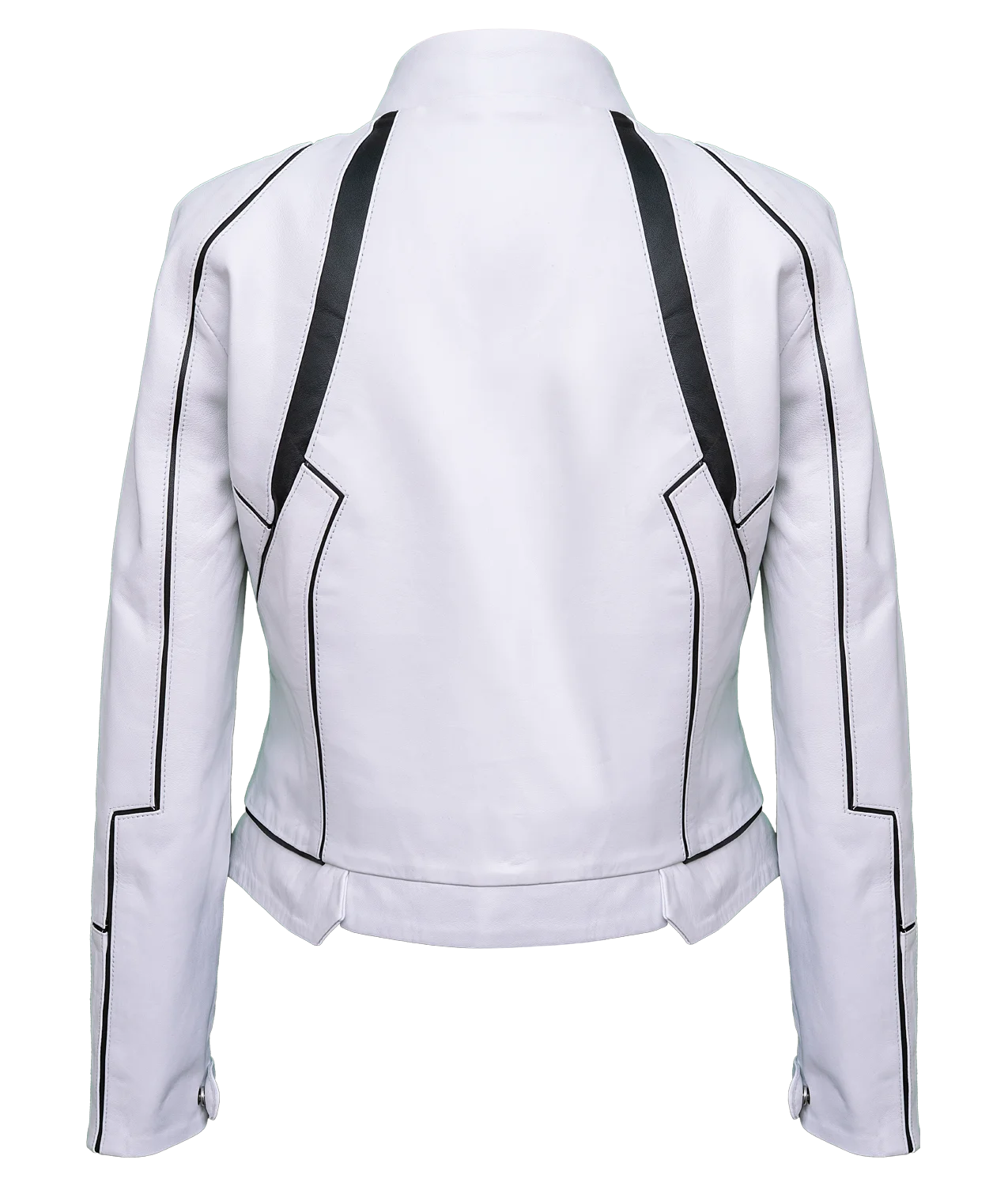 Women’s Space X White Leather Jacket