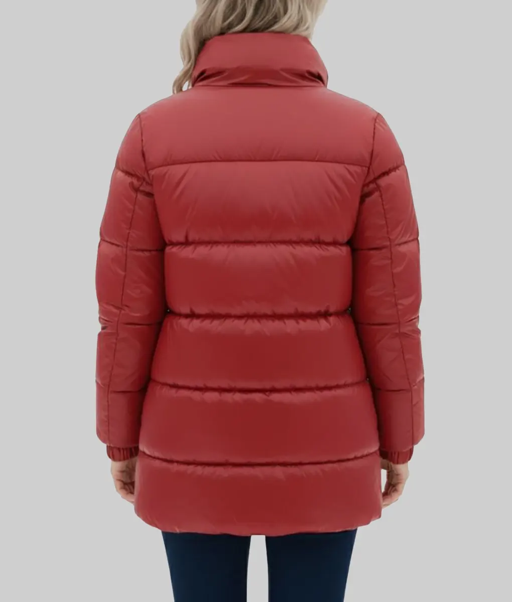 Amaia Red Puffer Jacket