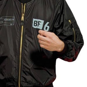 Battlefield 6 Black Bomber Jacket