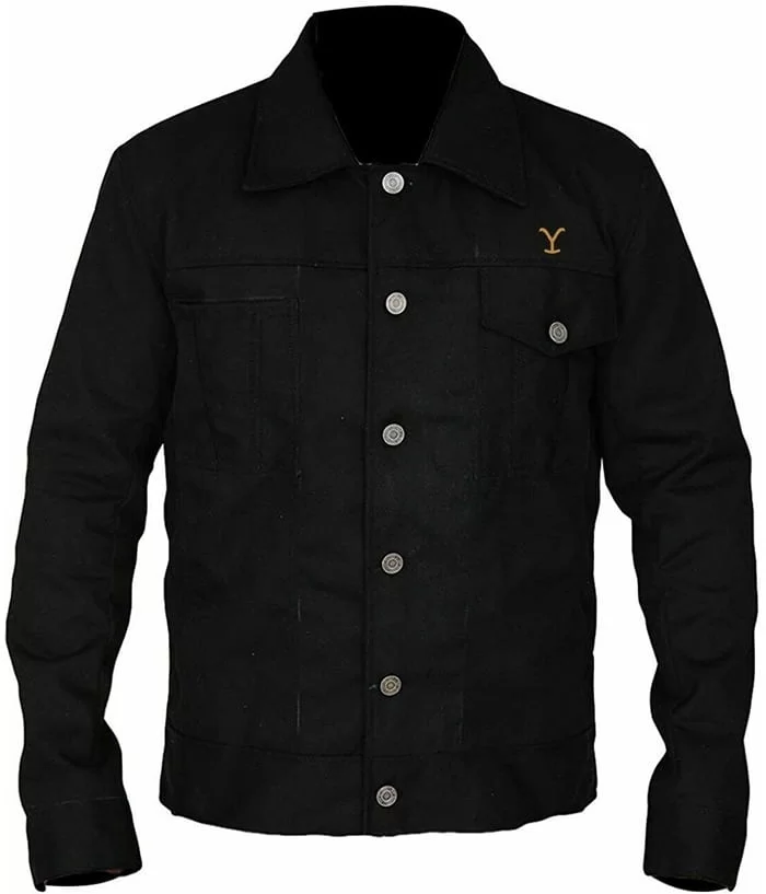 Cole Hauser Yellowstone Cowboy RIP Wheeler Denim Jacket