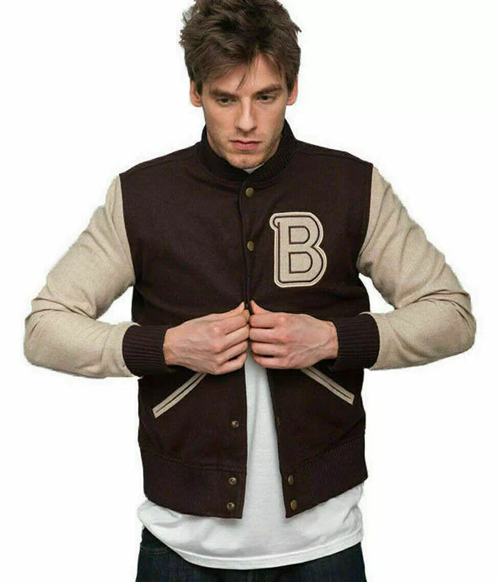 Payday 2 Hotline Miami Brown Bomber Varsity Jacket