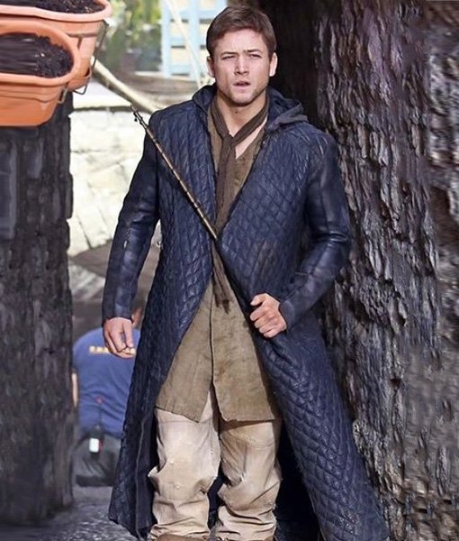 Robin Hood Taron Egerton Coat
