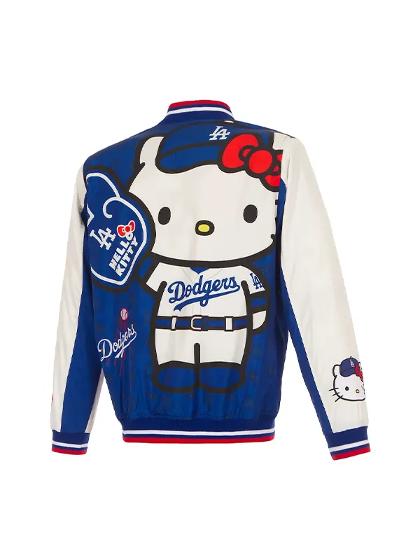 Hello Kitty Dodgers Bomber Jacket