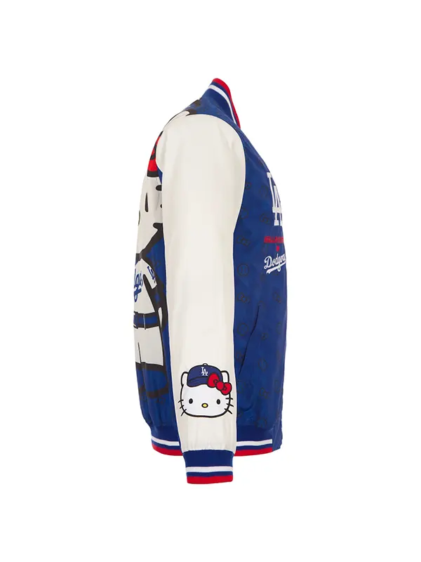 Hello Kitty Dodgers Bomber Jacket