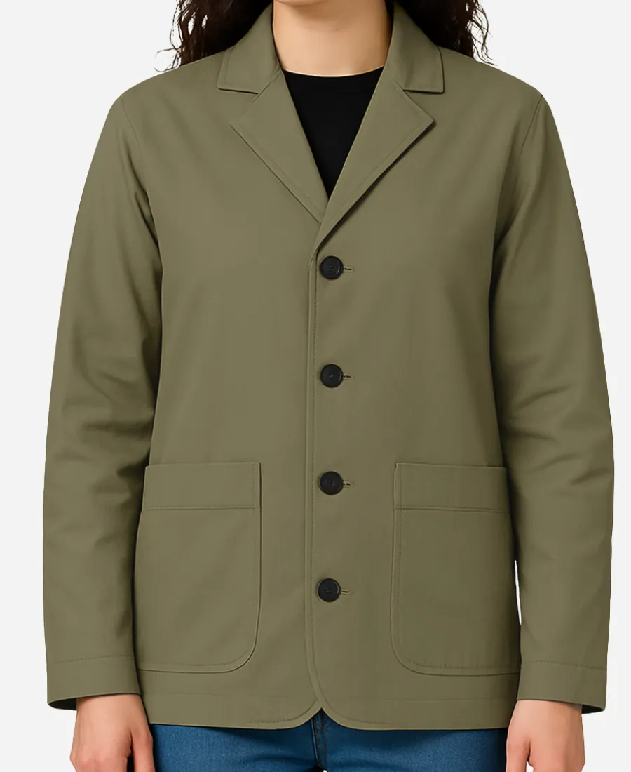 Zendaya The Drama Green Jacket