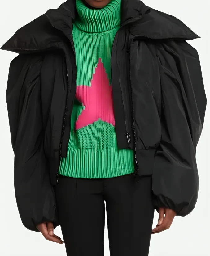 Camille Emily in Paris S04 Padded Ski Jacket
