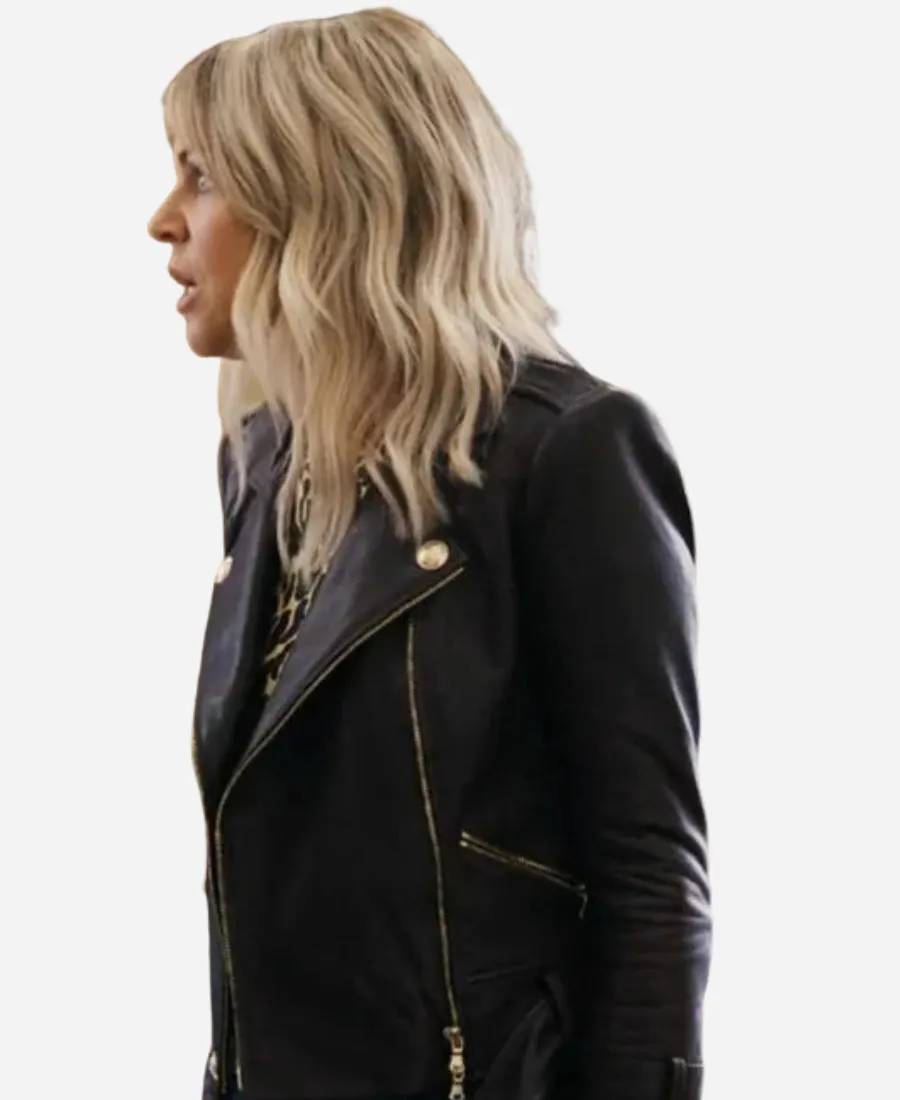 Kaitlin Olson Hacks Leather Jacket