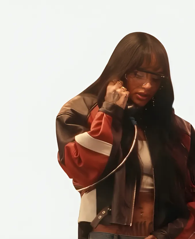 Kehlani Out The Window Leather Jacket