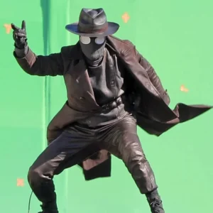 Spider Noir Nicolas Cage Leather Coat