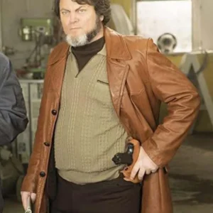 Fargo Karl Weathers Brown Leather Jacket