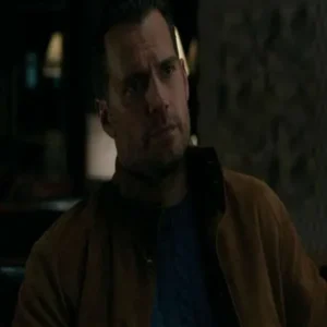 In the Grey 2026 Henry Cavill Brown Suede Jacket